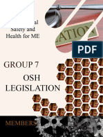 Group 7 - Osh Legislations