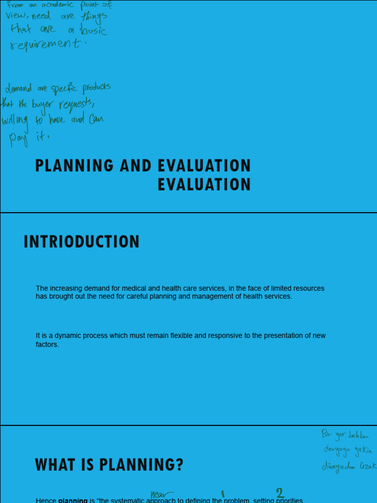 Planning and evaluation pdf evaluation dentistry