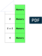 Memory Tables