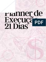 Planner de Execução 21 Dias