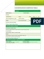 Formulario Investigacion Accidentes Trabajo