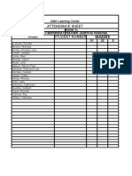 Attendance Sheet