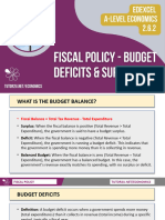 2 6 2 Fiscal Policy Defcits Surpluses Debt