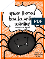 Spider Themed How To Writing Activities: Common Core Aligned