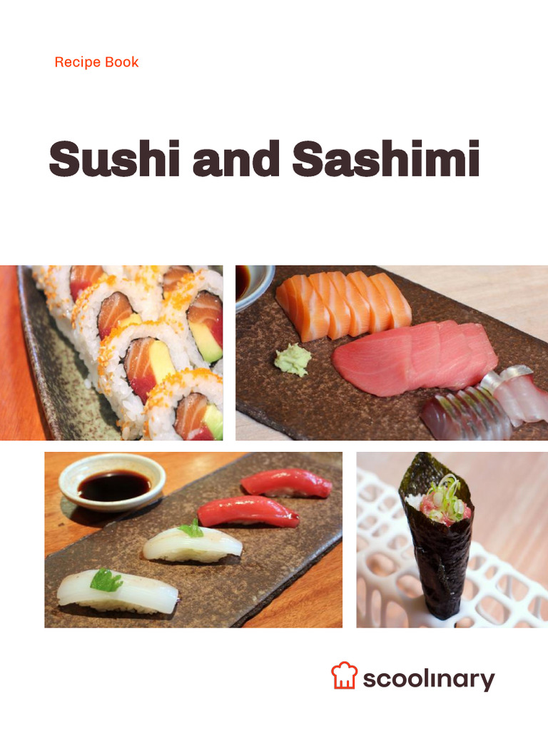 EN Recipe Book Sushi and Sashimi 2 | PDF | Sushi | Food And Drink ...