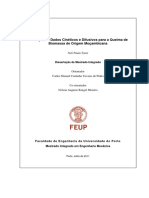 Obtenção de Dados Cinéticos e Difusivos para A Queima de Biomassa de Origem Moçambicana