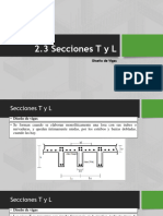 2.3 Diseño de Vigas T