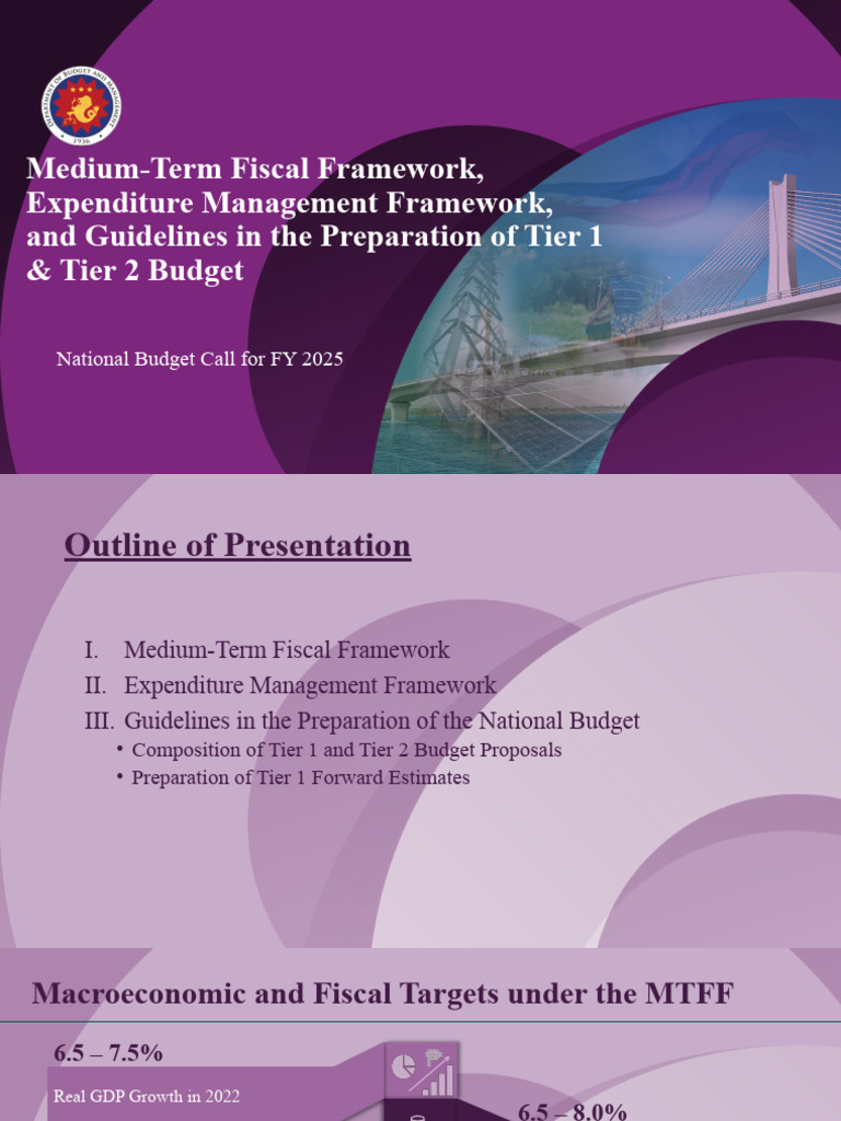 Medium term fiscal framework expenditure management framework and