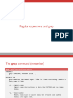 Regular Expressions and Grep