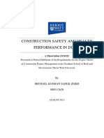 Construction Safety and Health Performance in Dubai