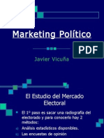Marketing político: estudio del mercado electoral y diseño de estrategia