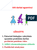 Biologijos Praktiniai Darbai Egzaminui. BÅ Tina IÅ¡Analizuoti