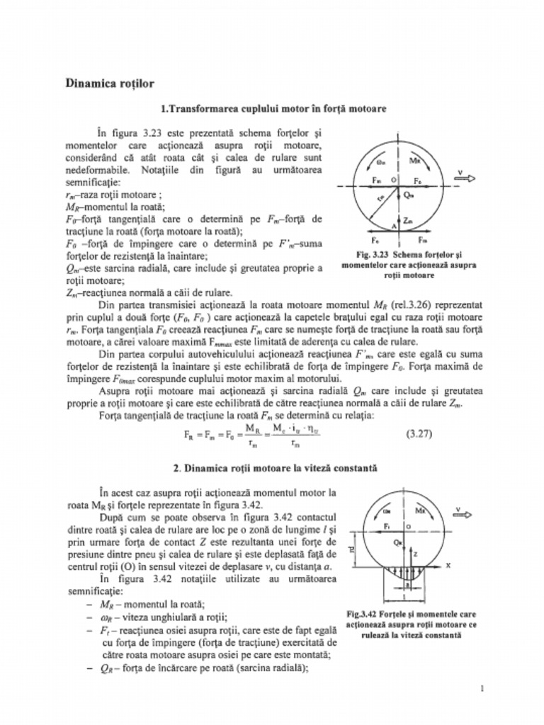 1610726099-6. Dinamica Rotilor | PDF