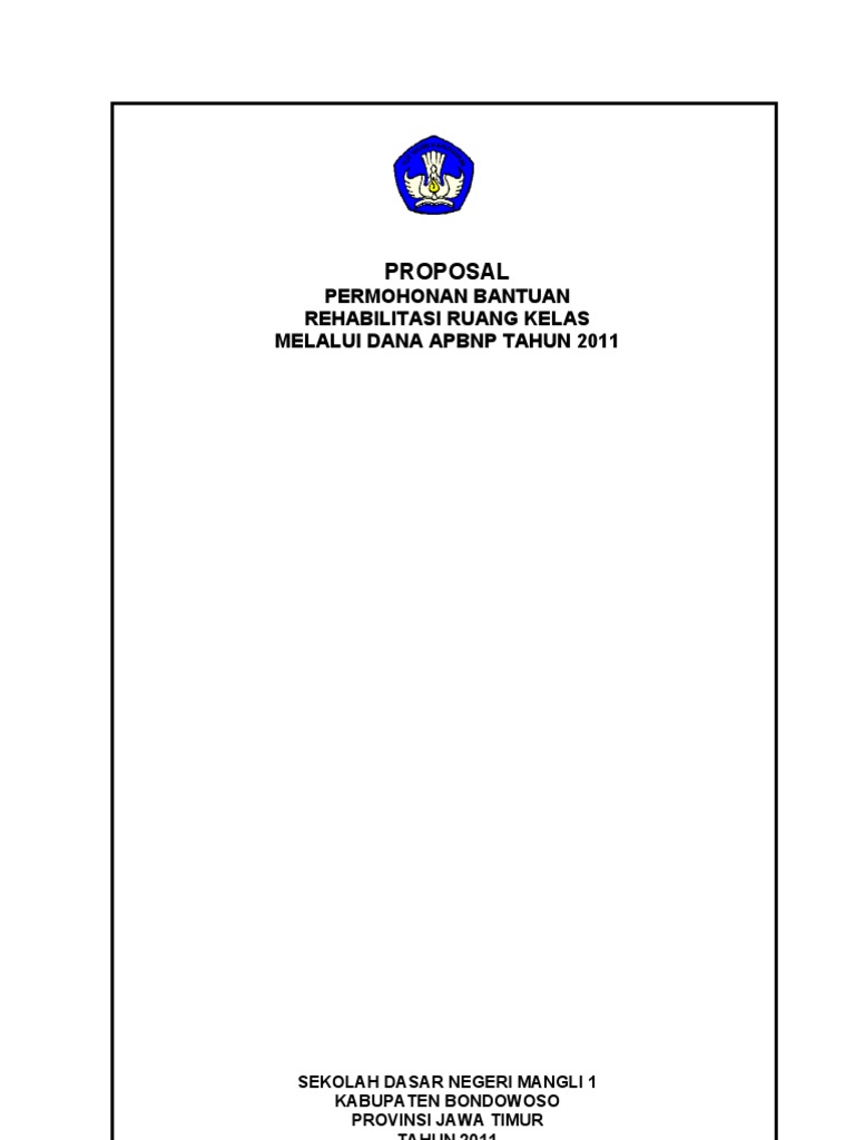 Proposal Rehab Ruang Kantor Sekolah Guru Paud