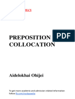 Preposition and Collocation