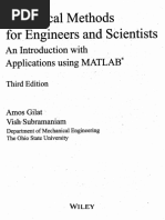 Numerical Methods For Engineers and Scie