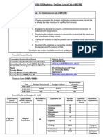 Budget Format Student Competitions and Events