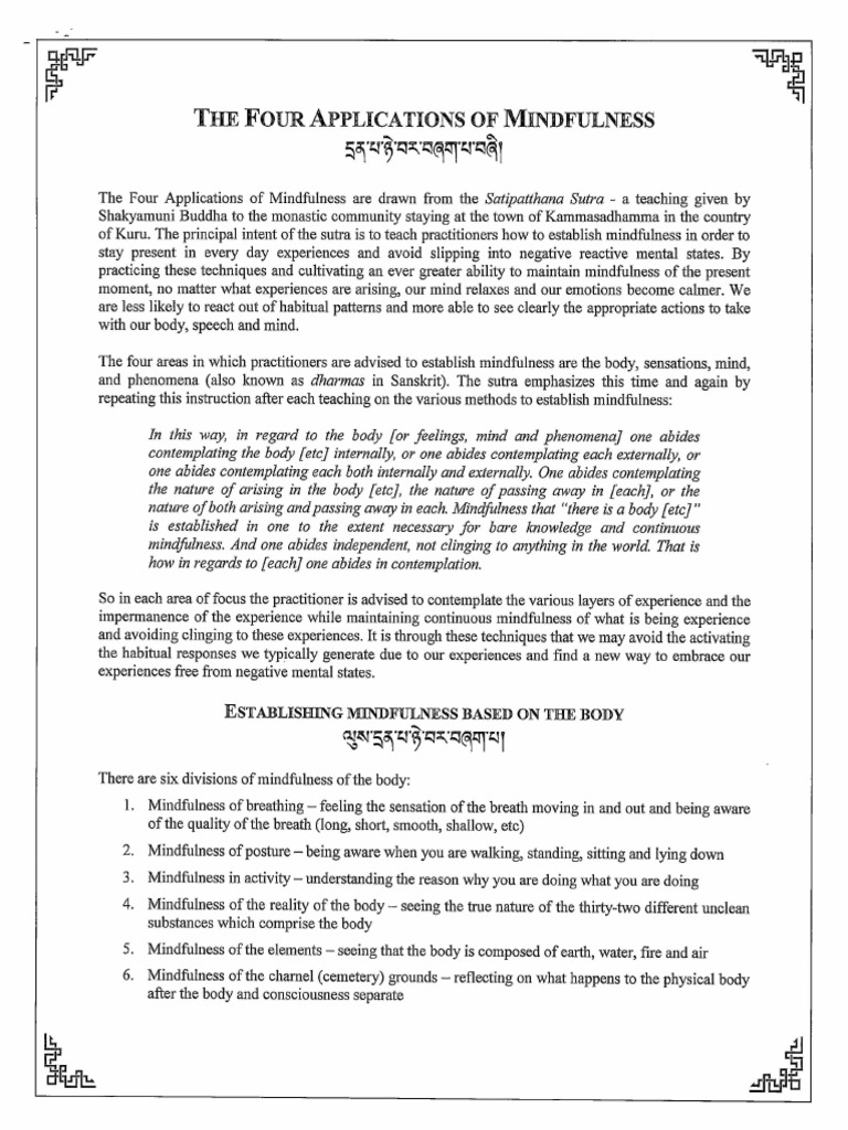 4 Application Mindfulness | PDF