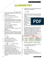 Calorymetry 