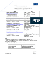 Phase 1 - Fyjc - Schedule - 2022-23