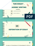 The Esaay - by Group 8 - Academic Writing