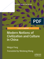 Modern Notions of Civilization and Culture in China: Weigui Fang