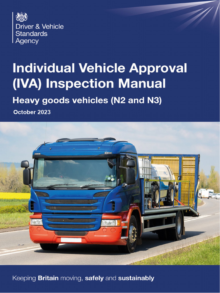 Individual Vehicle Approval Inspection Manual Lorries | PDF | Vehicles ...