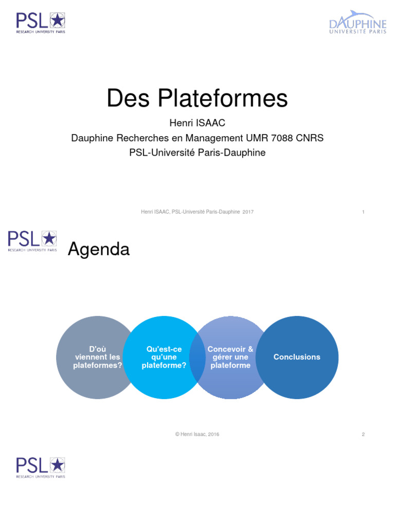 Comprendre les plateformes numériques | PDF