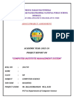 ACADEMIC YEAR: 2023-24 Project Report On