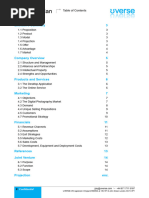 Standard Joint Venture Business Plan