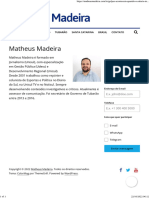 O Blog - Matheus Madeira