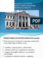 Proiectarea Didactica