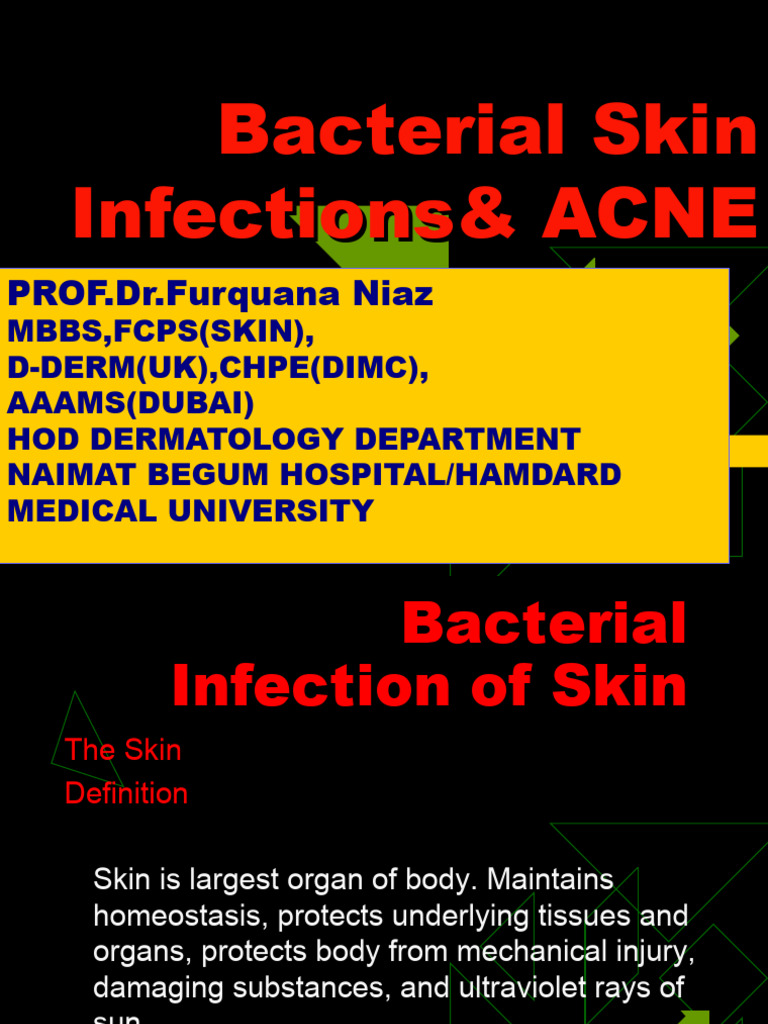 Bacterial Skin Infections - & Acne | PDF | Finance & Money Management