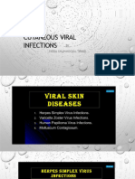 Cutaneous Viral Infections: BY Syeda Shahmoona Tirmizi