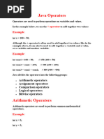 Chapter 002 (Arithmetic, Assignment, Comparison, Logical) - Operators, String Concatenation