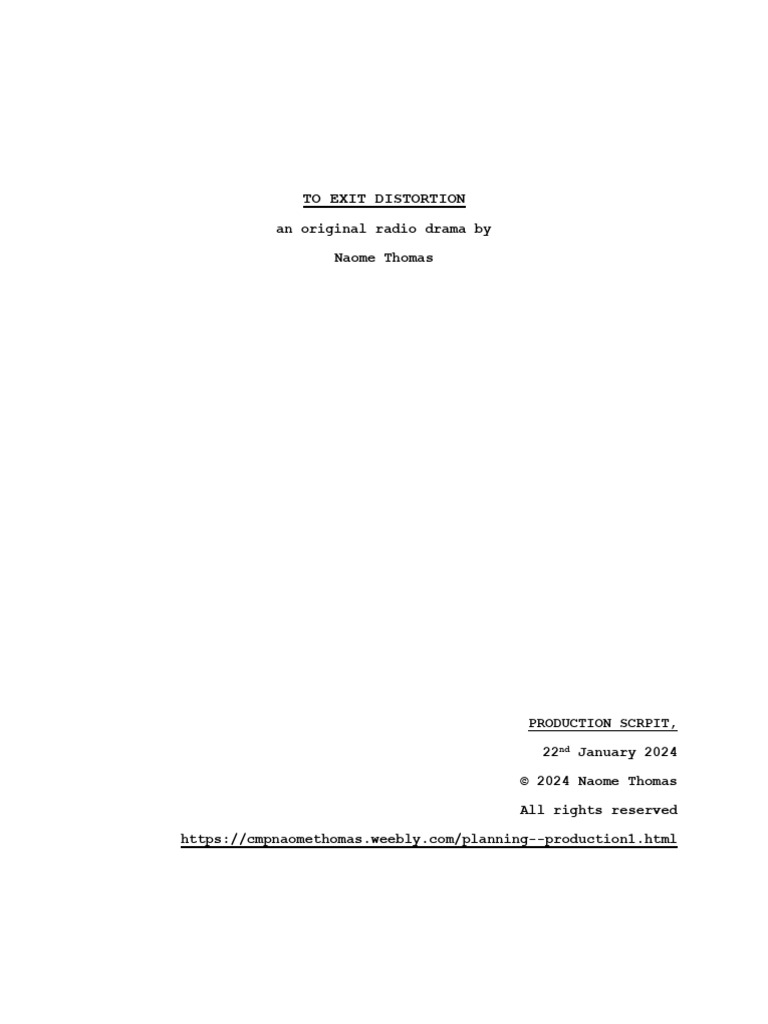 To Exit Distortion | PDF