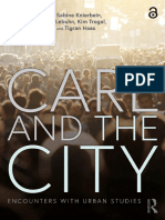 Care and The City. Encounters With Urban Studies