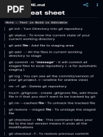 Git Cheatsheet