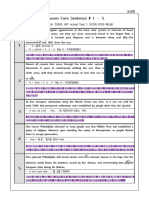 Krassen Core Sentence # 1 ­ 5: Decoding th TOEFL iBT Actual Test 1 (0708 0709 목/금)