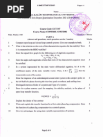 Ect307 Control Systems, December 2021