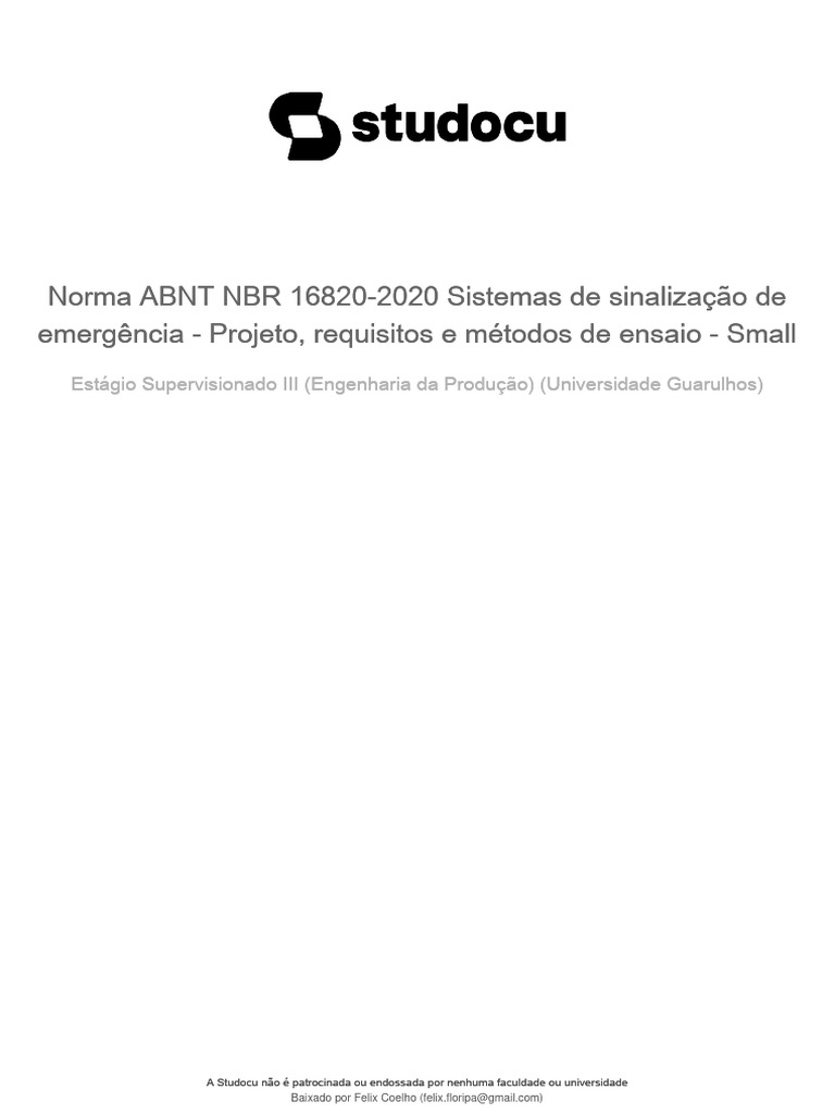 Norma abnt nbr 16820 2020 pdf cor