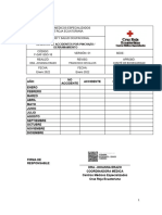 Registro de Accidentes Por Pinchazo 2022