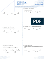 Sınıf Matematik Matematik: B L: D H 6 @