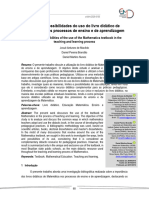 Limites e Possibilidades Do Uso Do Livro Didático de Matemática