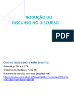 Reprodução Do Discurso No Discurso