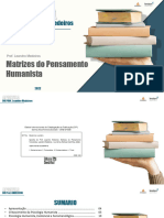 Matrizes Do Pensamento Humanista