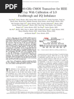 A 50.1-Gb-s 60-GHz CMOS Transceiver For IEEE 80211ay With Calibrtion of LOFT and Iq Imbalance