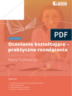 Opracowanie Ocenianie Ksztaltujace Praktyczne Rozwiazania