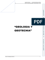 Indice y Memoria - Geologia y Geotecnia........