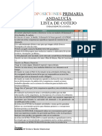 Lista de Cotejo de La Unidad Didáctica.